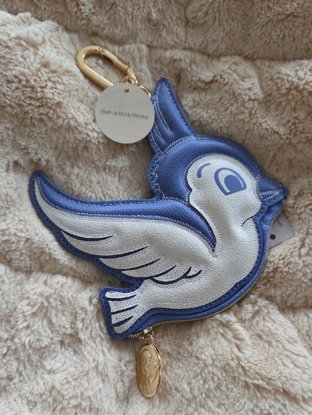 Bath & Body Works Snow White Bird Coin Purse